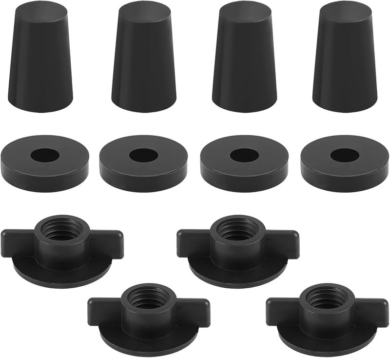 IFERLA Replacement Kit for Berkey Water Filter System Elements - 4 Wing Nuts, 4 Washers & 4 Silicone Blocking Plugs Compatible with Berkey, Gravity Filter System Elements and Black Activated Carbon Filters - Image 1